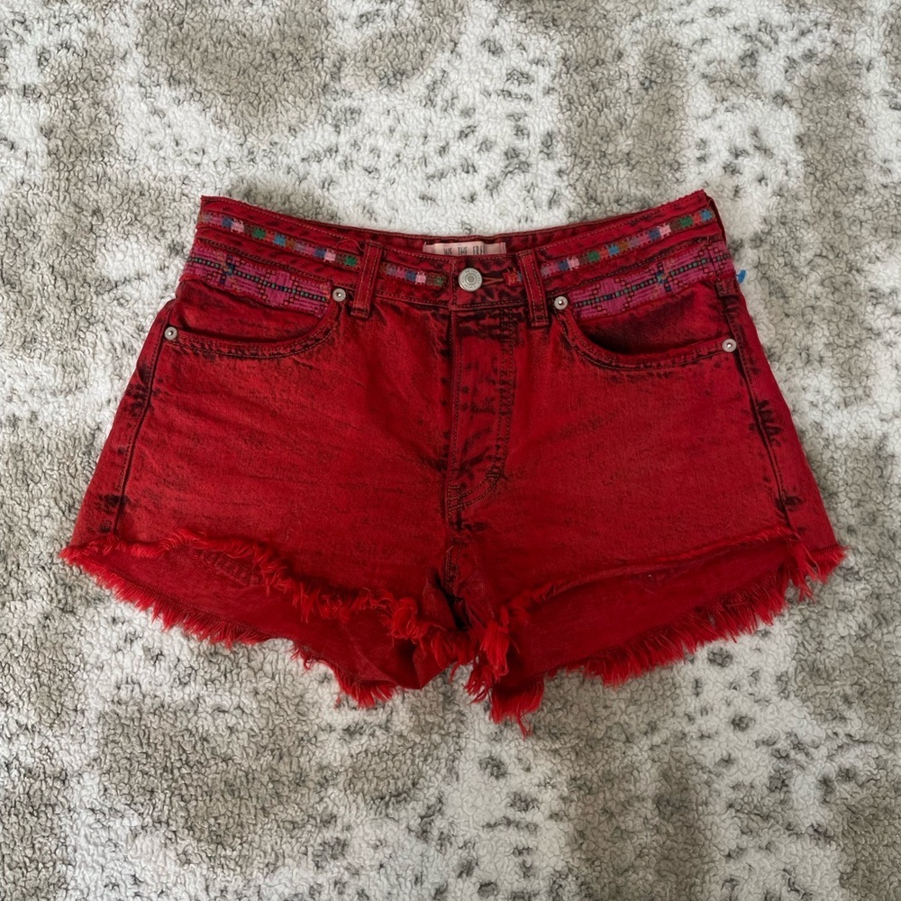 We the free embroidered shorts